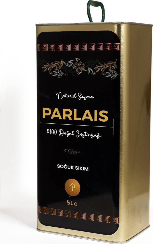 Parlaıs Soğuk Sıkım Erken Hasat Naturel Sızma Zeytinyağı 5 Litre - Image 1