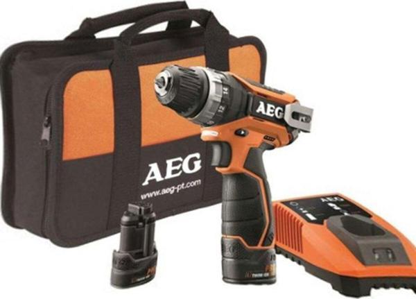 Aeg Bs12C2 Li 12 V 2.0 Ah Çift Akülü Tornavida Matkap - Image 1