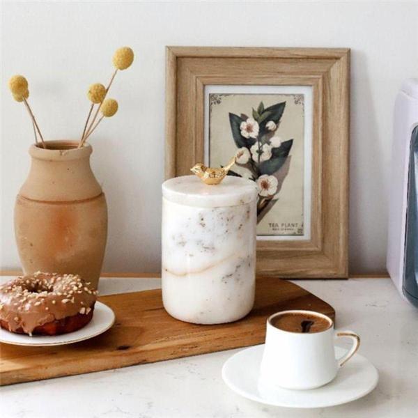 Akayev Mermer Beyaz Kuş Baharatlık - Image 1