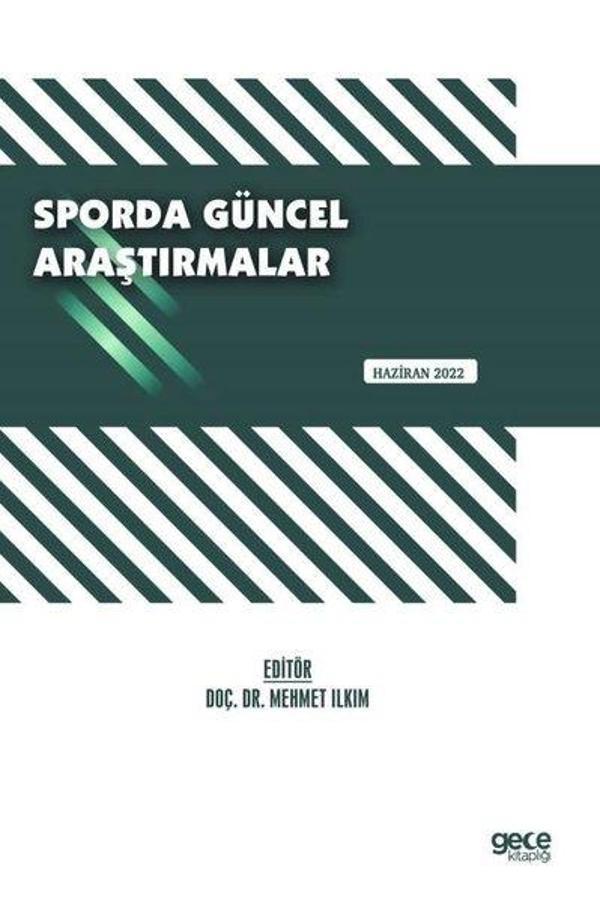Sporda Güncel Araştırmalar - Haziran 2022 - Gece Kitaplığı - Image 1