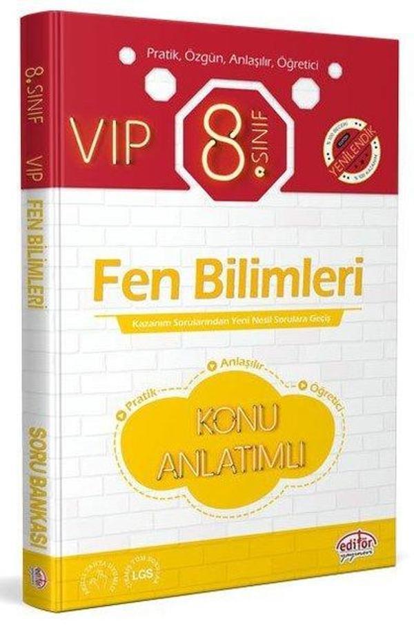 8.Sınıf VIP Fen Bilimleri Konu Anlatımlı - Editör - Image 1