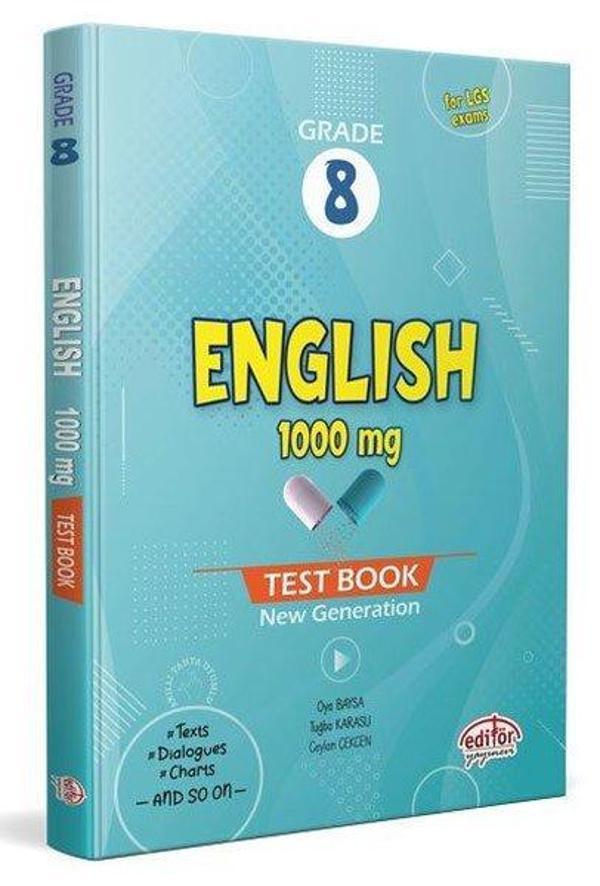 Grade 8 Englısh 1000 Mg Test Book - Editör - Image 1