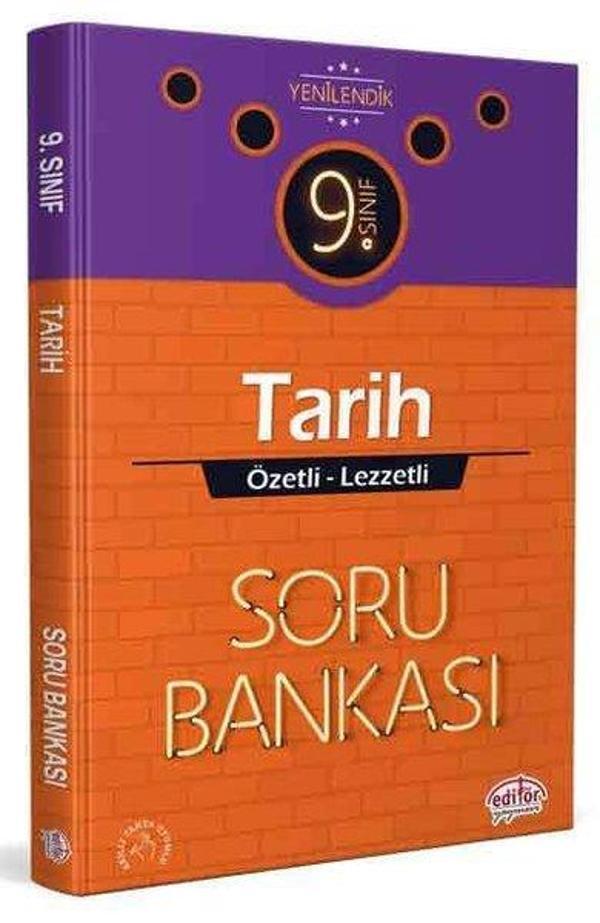 9 Sınıf Tarih Özetli Lezzetli Soru Bankası - Editör - Image 1