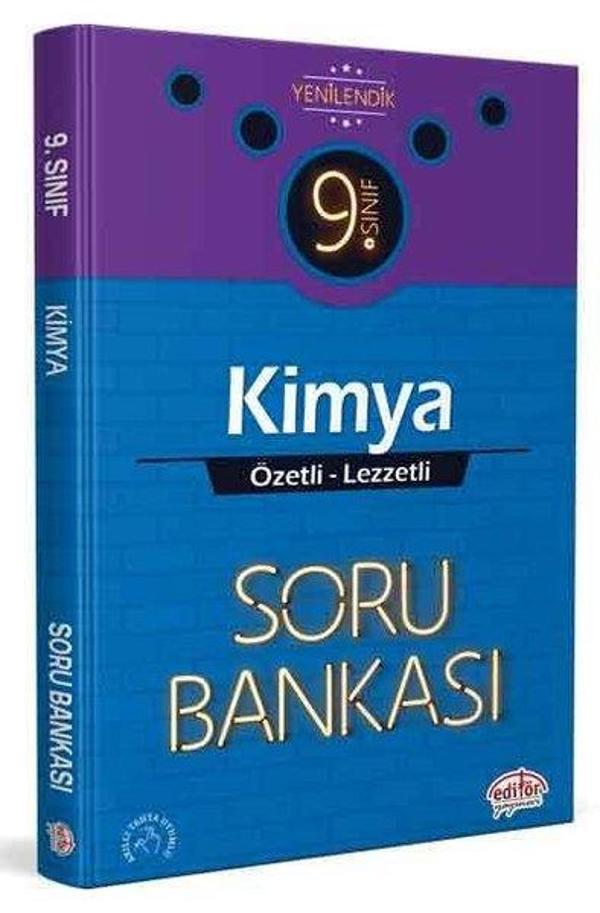 9.Sınıf Kimya Özetli Lezzetli Soru Bankası - Editör - Image 1