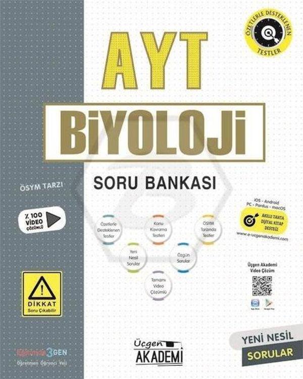 AYT Biyoloji Soru Bankası - Üçgen Akademi - Image 1