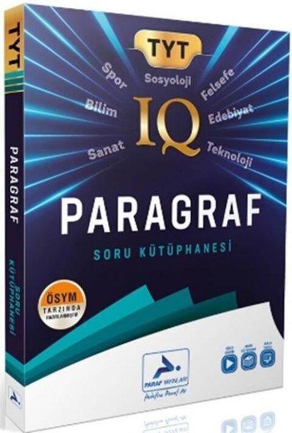 TYT IQ Paragraf Soru Kütüphanesi - PRF Paraf Yayınları - Image 1