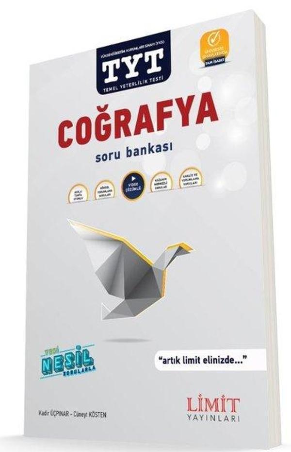 TYT Coğrafya Soru Bankası - Limit Yayınları - Image 1