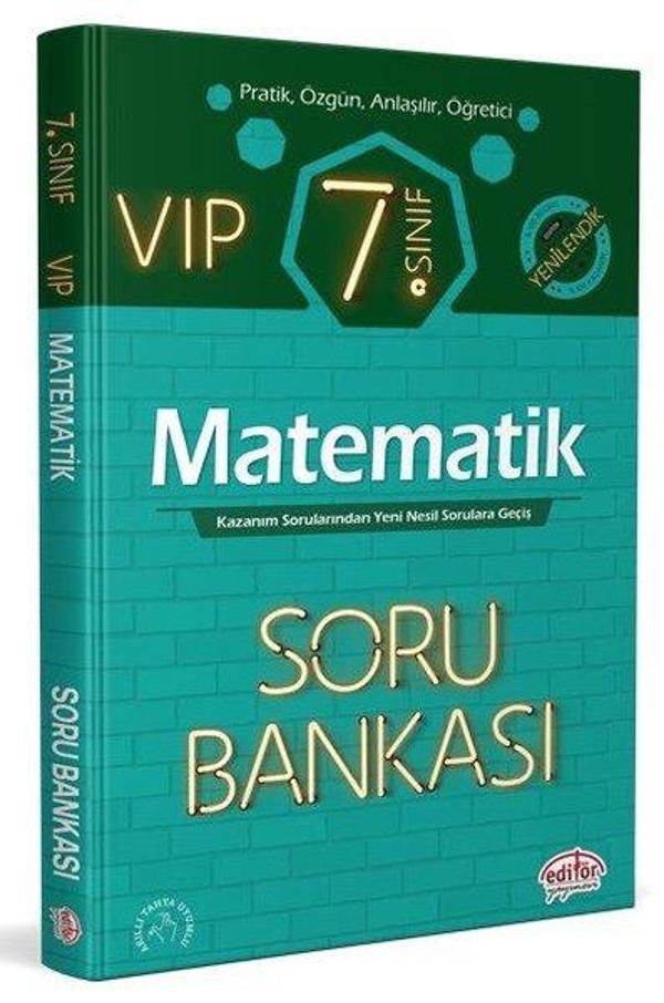 7.Sınıf VIP Matematik Soru Bankası - Editör - Image 1