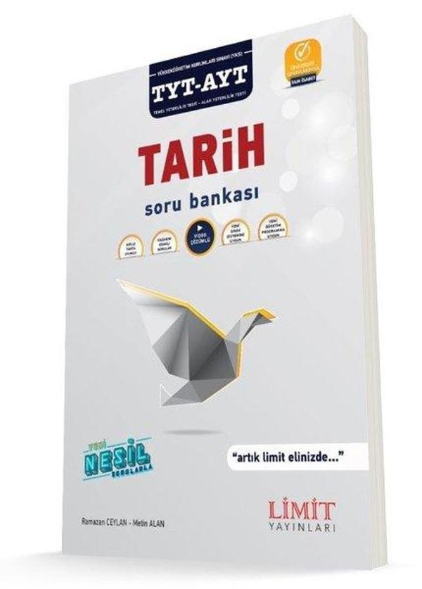 TYT AYT Tarih Soru Bankası - Limit Yayınları - Image 1