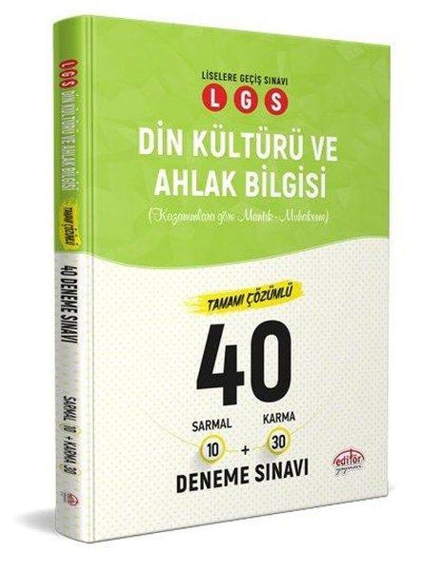 8.Sınıf LGS Din Kültürü ve Ahlak Bilgisi 10 Sarmal+30 Karma Deneme - Data Yayınları - Ders Kitapları - Image 1