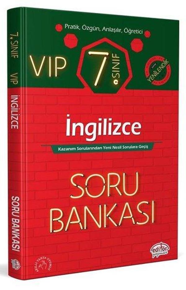 7.Sınıf VIP Matematik Soru Bankası - Editör - Image 1
