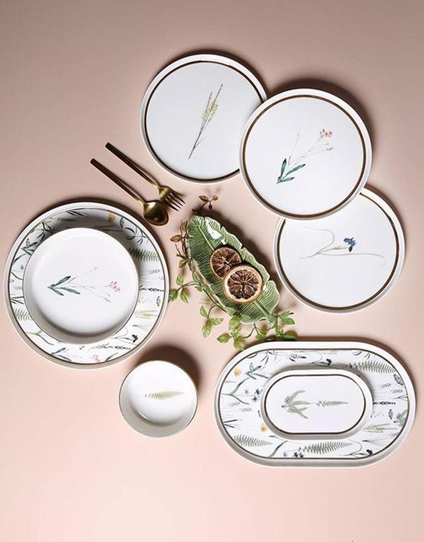Porland Botanical 27 Parça 6 Kişilik Yemek Takımı - Image 1