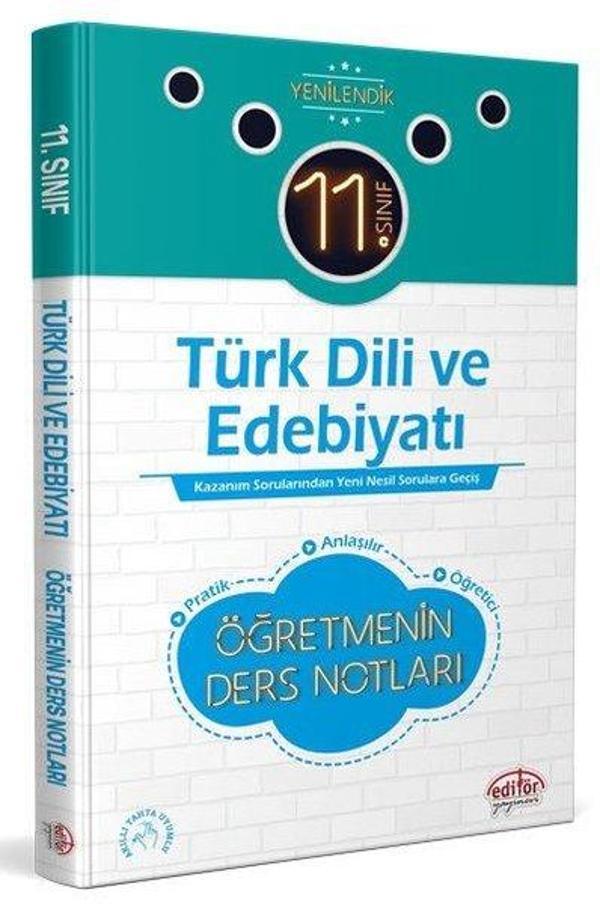 11.Sınıf Türk Dili ve Edebiyatı Öğretmenin Ders Notları - Editör - Image 1