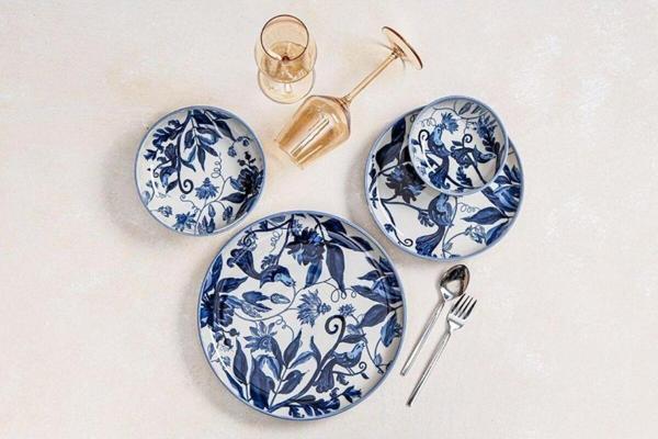 Porland Re-Gen Birdsong 24 Parça 6 Kişilik Yemek Takımı - Image 1