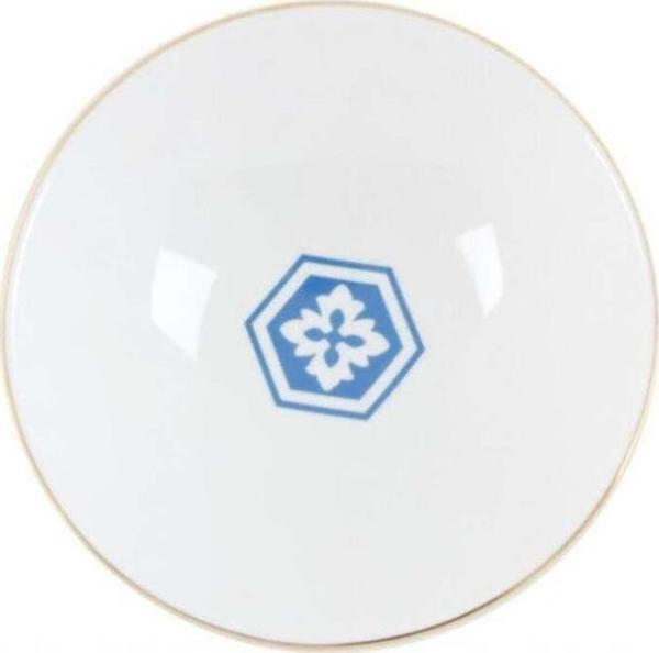 Porland Morocco Desen2 Mavi Çukur Tabak 20Cm - Image 1