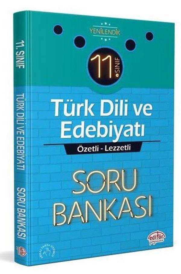 11.Sınıf Türk Dili ve Edebiyatı Özetli Lezzetli Soru Bankası - Editör - Image 1