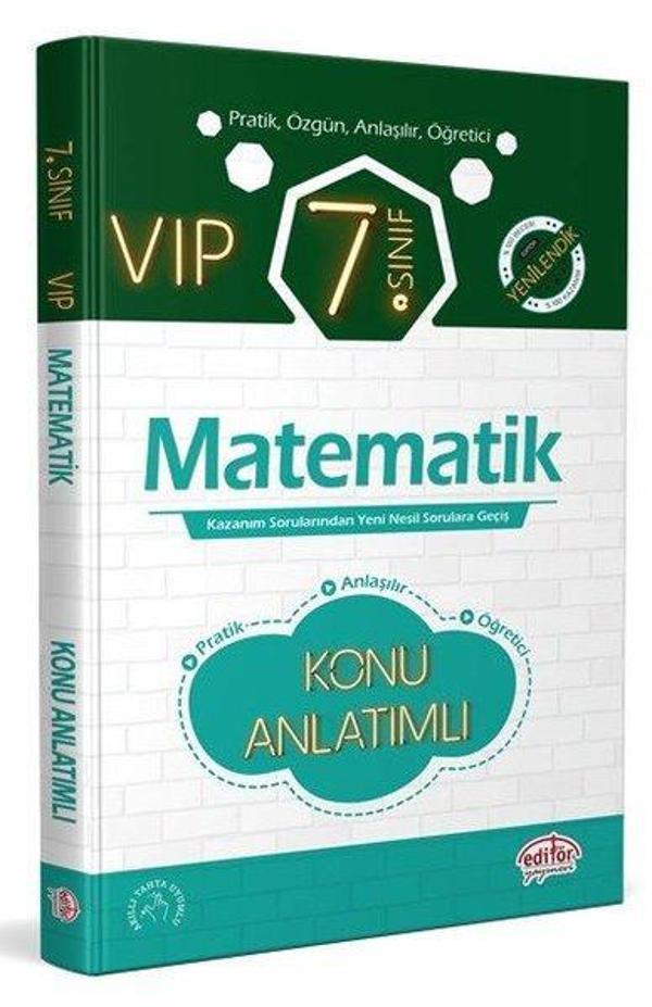 7.Sınıf VIP Matematik Hızlı Konu Anlatımlı - Editör - Image 1