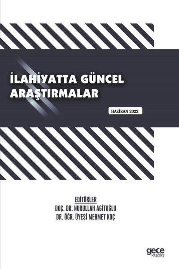 İlahiyatta Güncel Araştırmalar - Haziran 2022 - Gece Kitaplığı - Image 1