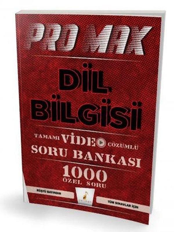 Promax Dil Bilgisi Tamamı Video Çözümlü Soru Bankası - Pelikan Yayınları - Image 1
