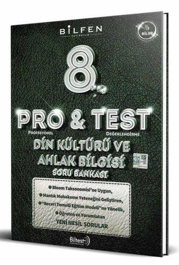 8.Sınıf Pro&Test Din Kültürü ve Ahlak Bilgisi Soru Bankası - Bilfen Yayınları - Image 1