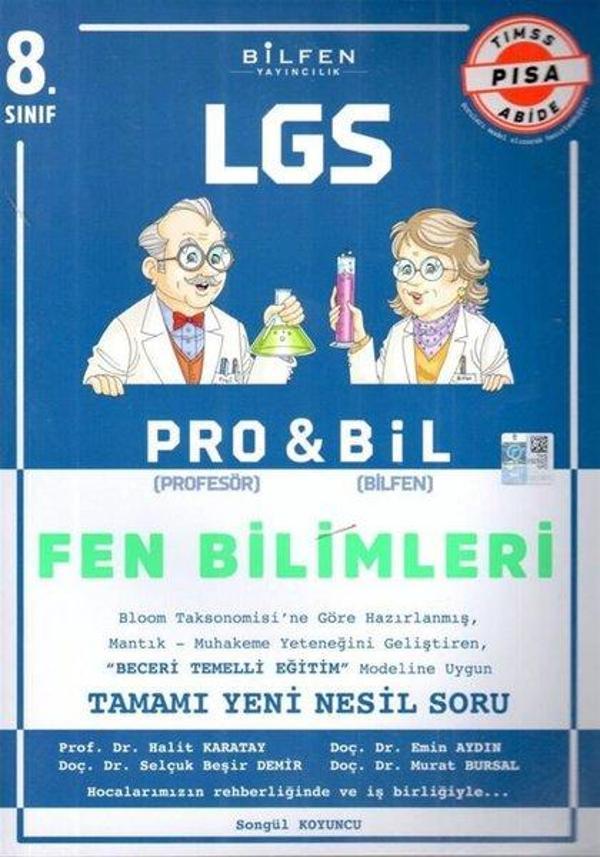 8.Sınıf Fen Pro&Bil Soru Bankası - Bilfen Yayınları - Image 1