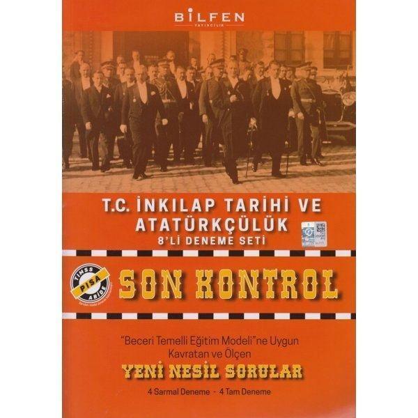 8.Sınıf T.C. İnkılap Tarihi ve Atatürkçülük Son Kontrol 8'li Deneme - Bilfen Yayınları - Image 1