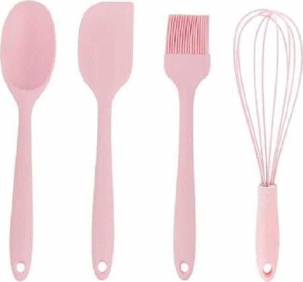 Tantitoni Silikon Açık Pembe 4 Lü Büyük Hazırlık Seti - Image 1