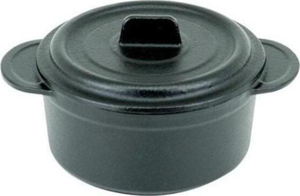 Taşev T1794 Caste Mini Güveç Döküm Tencere Mat Siyah 10 Cm - Image 1