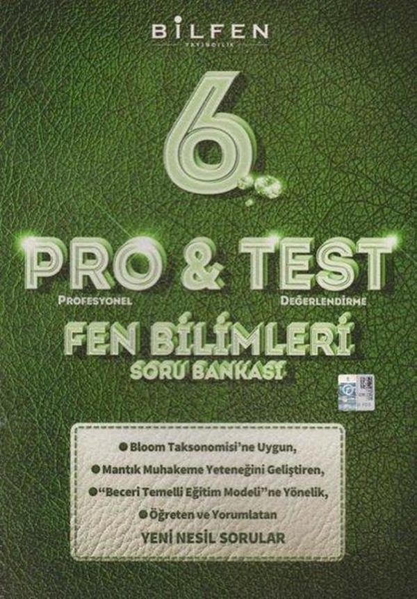 6.Sınıf Pro&Test Fen Bilimleri Soru Bankası - Bilfen Yayınları - Image 1