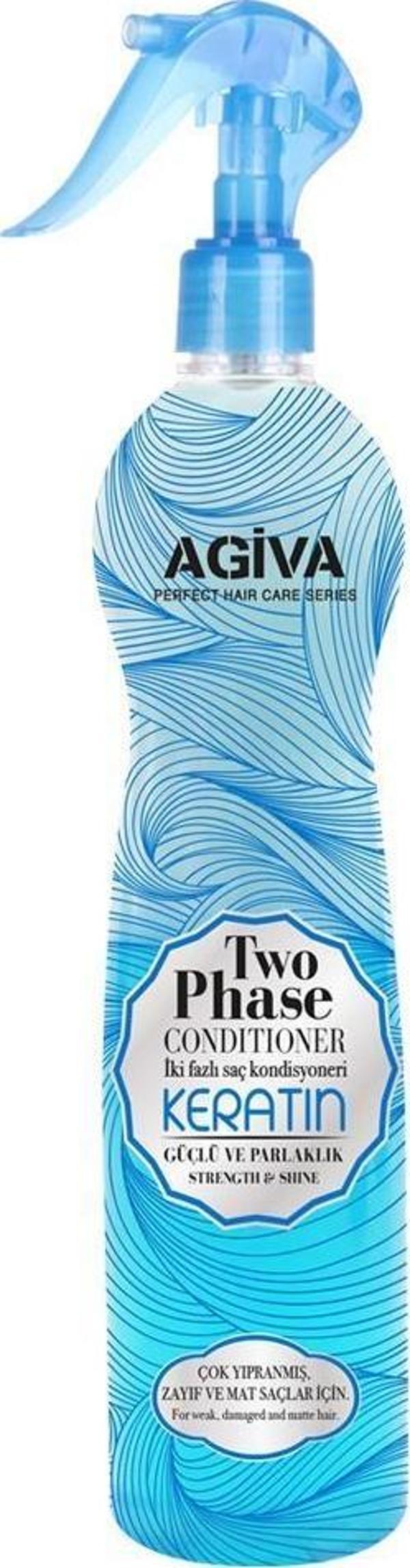 Agiva İki Fazlı Saç Kondisyoneri Keratin Sprey 400ml  - Image 1