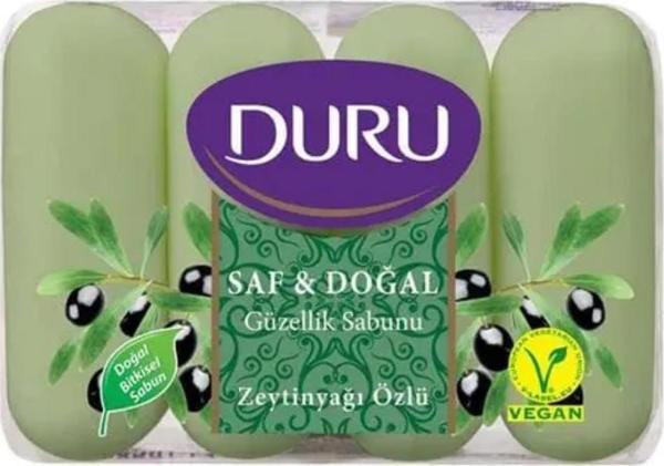 Duru Saf&Doğal Zeytinyağı Güzellik Sabunu 4 x 70gr  - Image 1