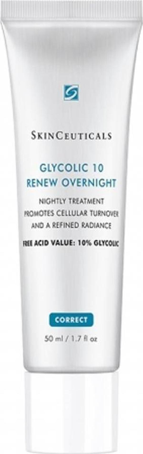 SkinCeuticals Glycolic 10 Renew Overnight - Gece Bakım Kremi 50 ml  - Image 1