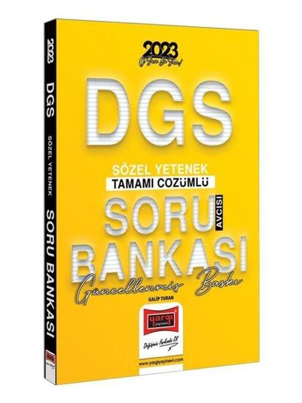 2023 DGS Soru Avcısı Tamamı Çözümlü Sözel Yetenek Soru Bankası - Yargı Yayınları - Image 1