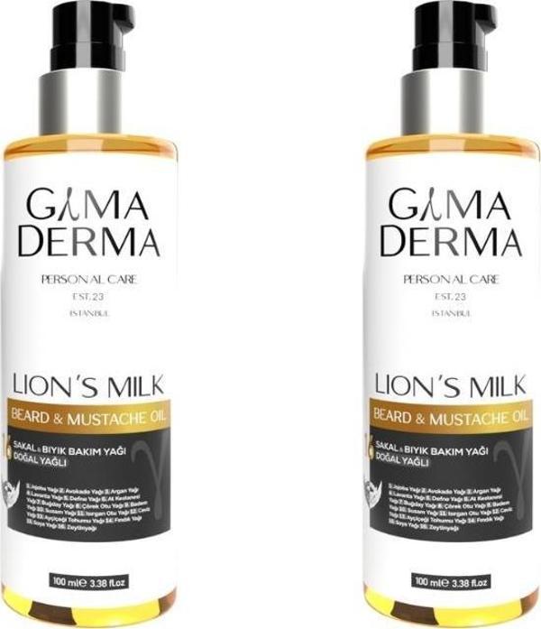 İkili Lion's Milk Vegan Sakal Bakım Yağı Seti - Image 1