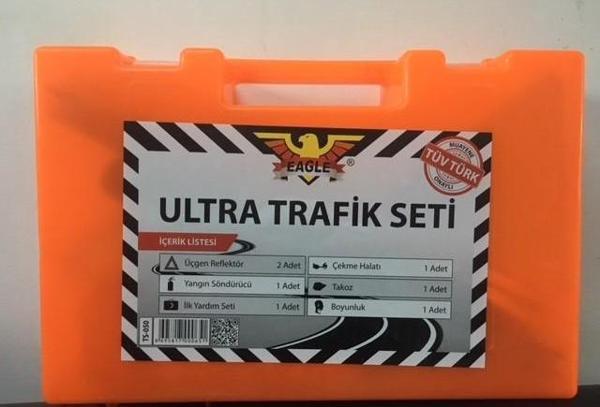 TRAFİK SETİ TÜV TÜRK  MUAYENE ONAYLI YANGIN SÖNDÜRÜCÜLÜ - Image 1