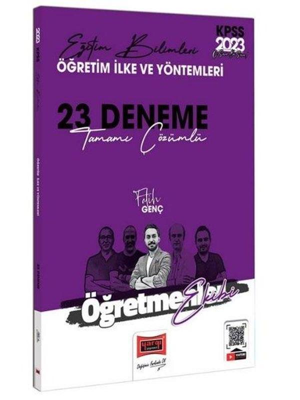 2023 KPSS Eğitim Bilimleri Öğretmenler Ekibi Öğretim İlke ve Yöntemleri Tamamı Çözümleri 23 Deneme S - Yargı Yayınları - Image 1
