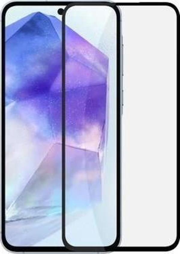 Samsung Galaxy A35-A55 Uyumlu Elektriklenme Önleyici Anti-Static Tam Kaplayan Temperli Cam Ekran Kor - Image 1