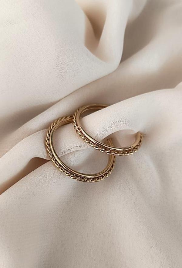 Küpe Kalp Kararmaz Çelik 316L Lüks Taşlı Kadın Küpe                 - Image 1