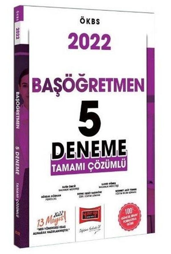2022 ÖKBS Başöğretmen Tamamı Çözümlü 5 Deneme Sınavı - Yargı Yayınları - Image 1