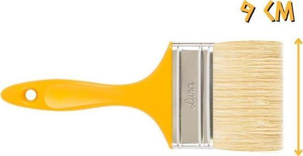 İzmir Fırça Libra Kestirme Boya Fırçası No: 4 - 9 cm - Image 1