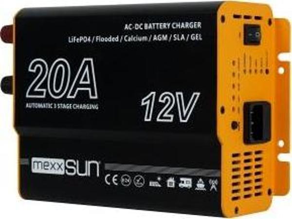 Mexxsun AC-DC Akü Şarj Cihazı 12V-20A - Image 1