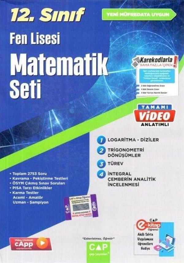 2023 12.Sınıf Matematik Fen Lisesi Set - Çap Yayınları - Image 1