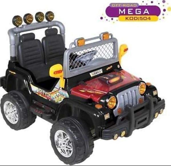 Aliş 504K Mega Çift Kişilik Uzaktan Kumandalı 12 V Akülü Araba - Image 1