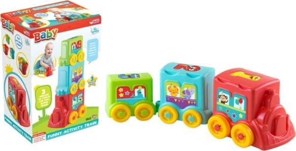 Dede Oyuncak 03459 Eğitici Kutulu Eğlenceli Aktivite Tren - Image 1