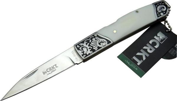 CRKT CR 0144 WY Kamp Çakı 20 cm - Sedef Saplı, Kılıflı, Kutulu - Image 1