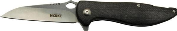 Crkt Lotus 1265 BK Siyah Kamp / Outdoor Çakı 18cm - Yarı Otomatik, Kemerlikli, Kutulu - Image 1