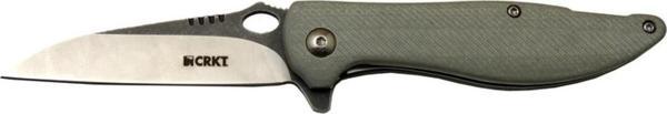 Crkt Lotus 1265 Gri Kamp / Outdoor Çakı 18cm - Yarı Otomatik, Kemerlikli, Kutulu - Image 1
