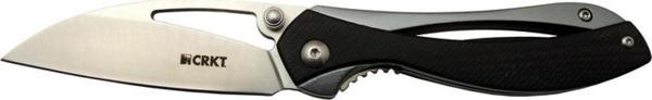 Crkt Pleroma 821A BK Kamp / Outdoor Çakı 18cm - Manuel, Kemerlikli, Kutulu - Image 1