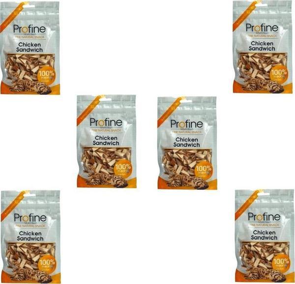 Profine 80Gr Tavuk Etli Snack Chicken Sandwich 6Adet Kedi Ödülü - Image 1