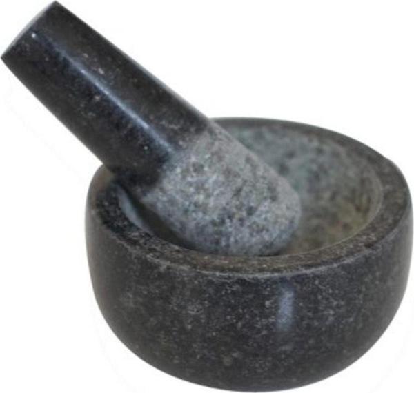 Taşev Bambum Riana Mat Siyah Taş Havan - Image 1